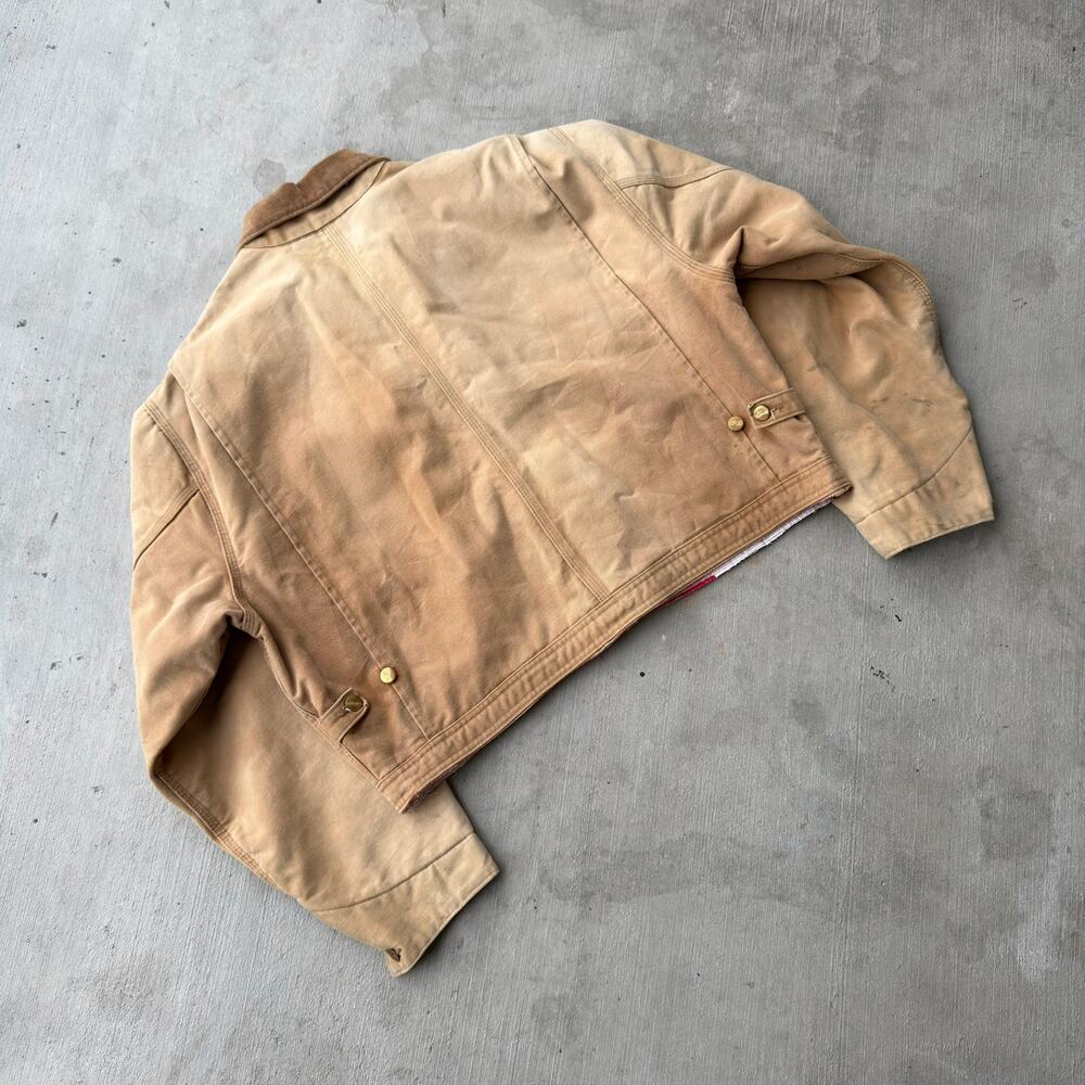 Carhartt cropped detroit style brown work wear jacket - Picture 5 of 9